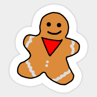 Gingerbread Merlin Sticker